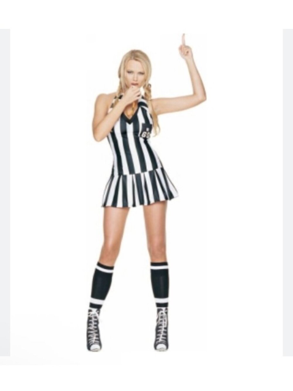 Leg Avenue Referee Womens Cosplay Costume Set Adult Size S/M